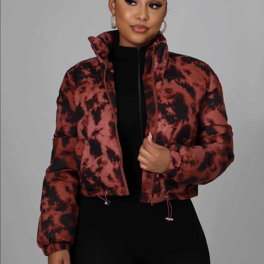 Acid Drip Puffy Coat